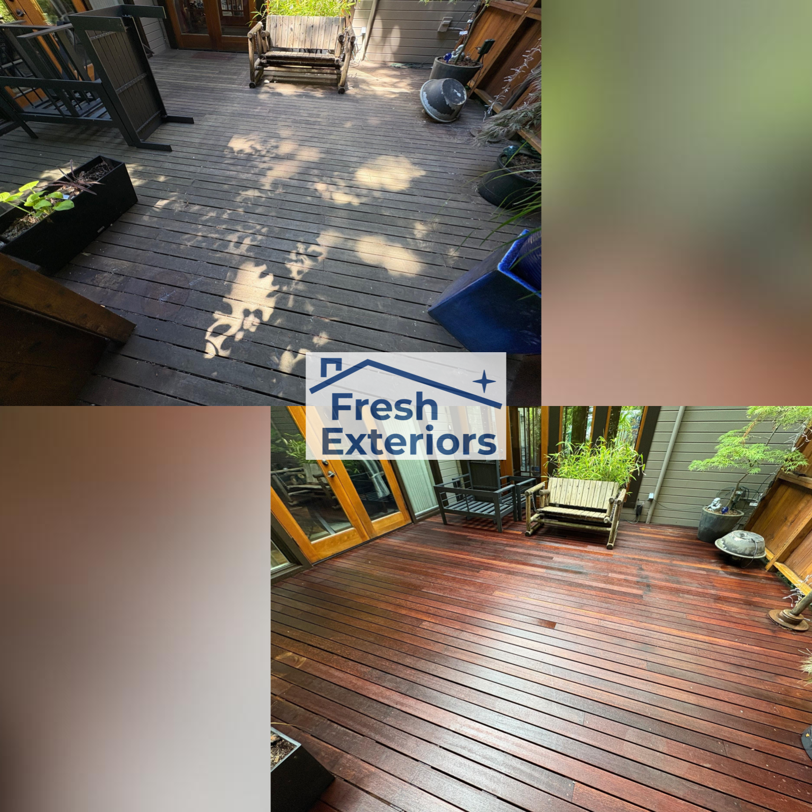 Railing Cleaning - Soft Washing
