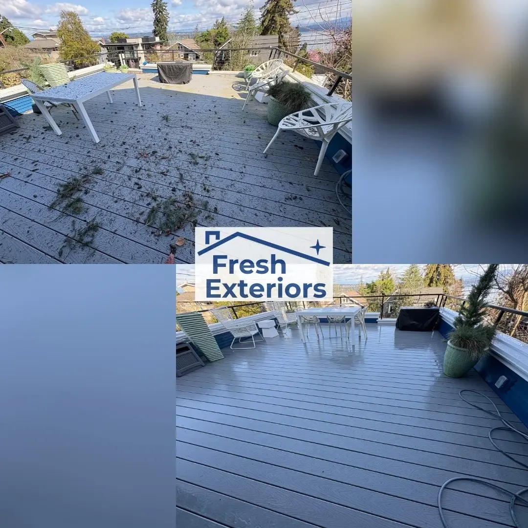 Deck Cleaning - Composite - Power Wash
