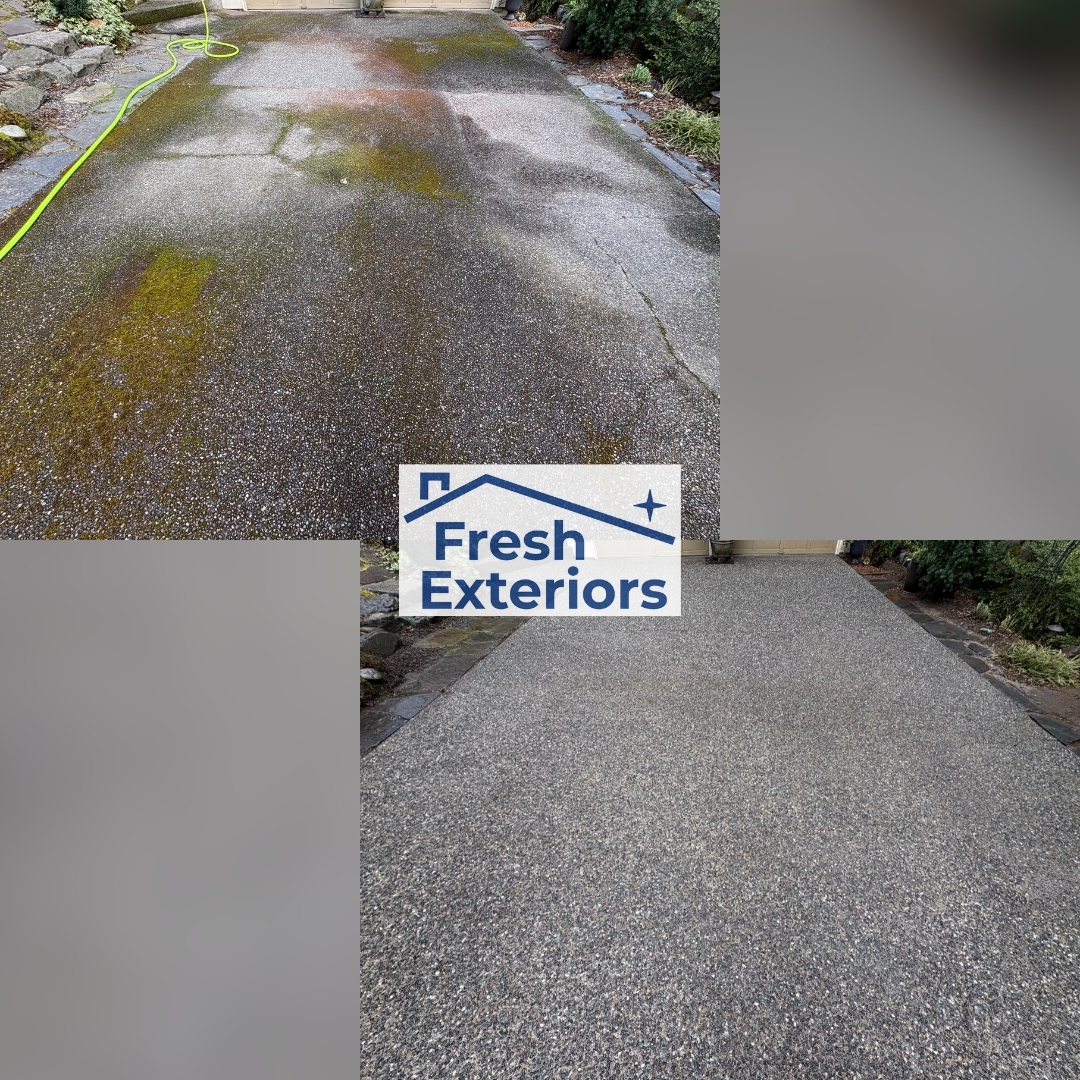 Driveway Cleaning - Concrete - Power Wash