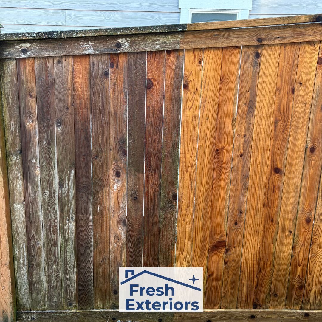 Fence Cleaning - Wood - Power Wash