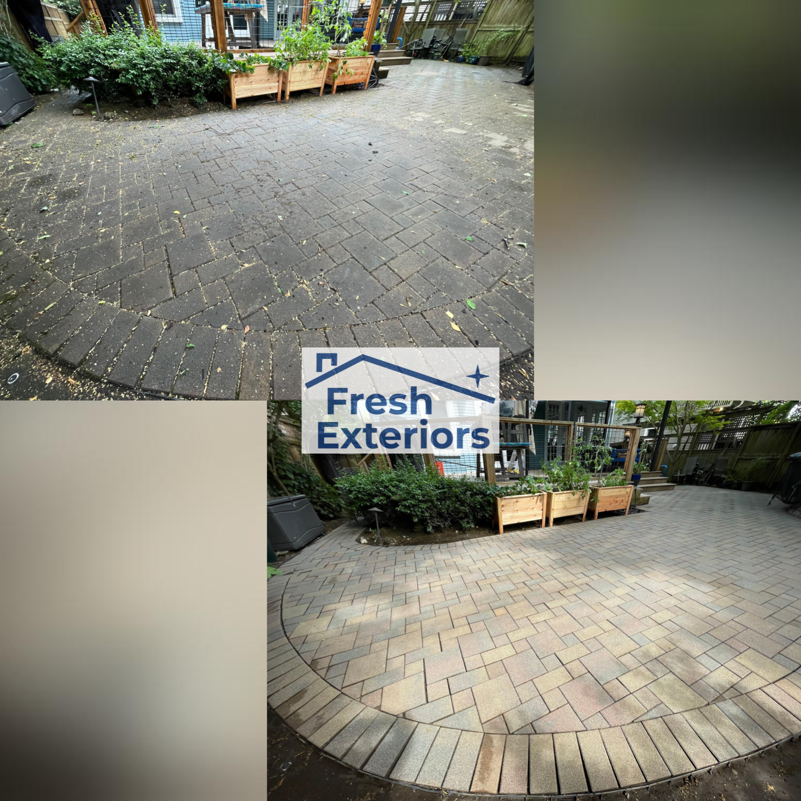 Patio Cleaning - Paver - Power Wash