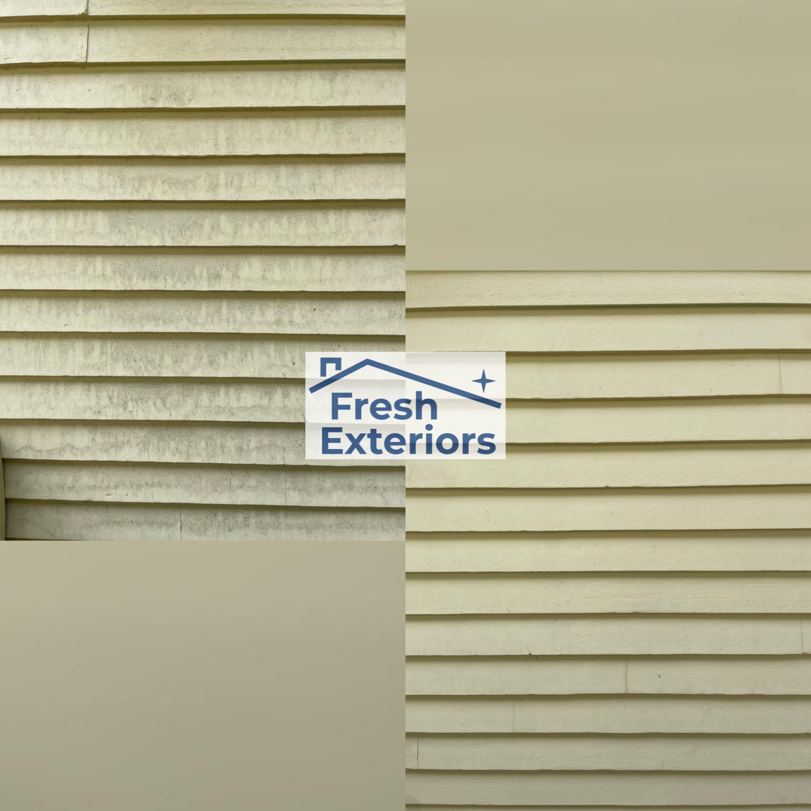 Siding Cleaning - Wood - Spray Down