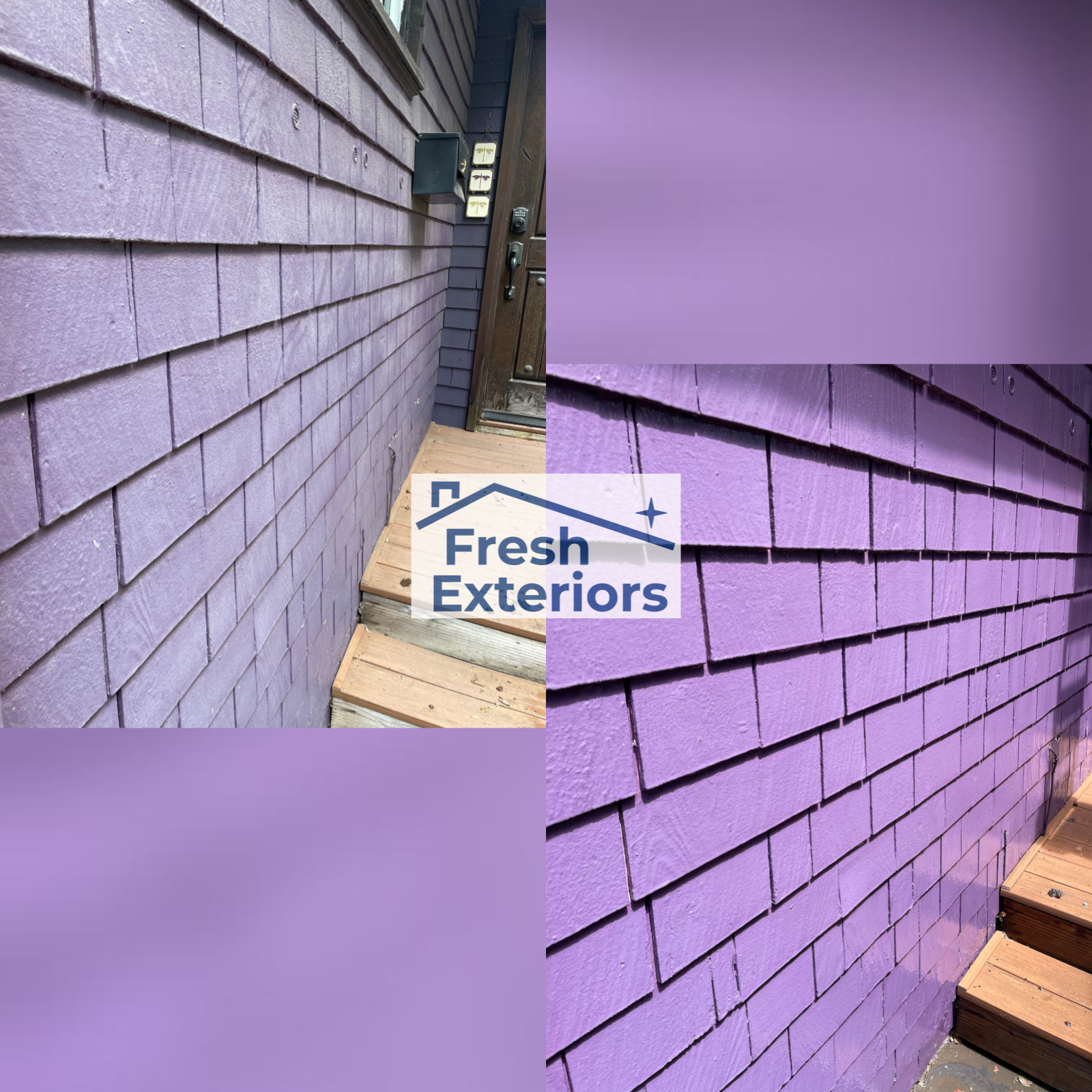 Siding - Hardie Board with Flat Paint - Spray Down